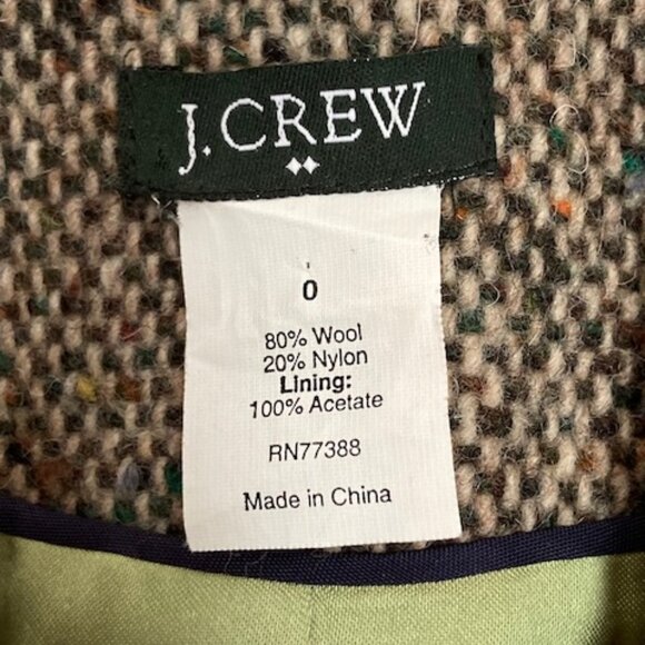 J.Crew tweed jacket 0P - Picture 7 of 7